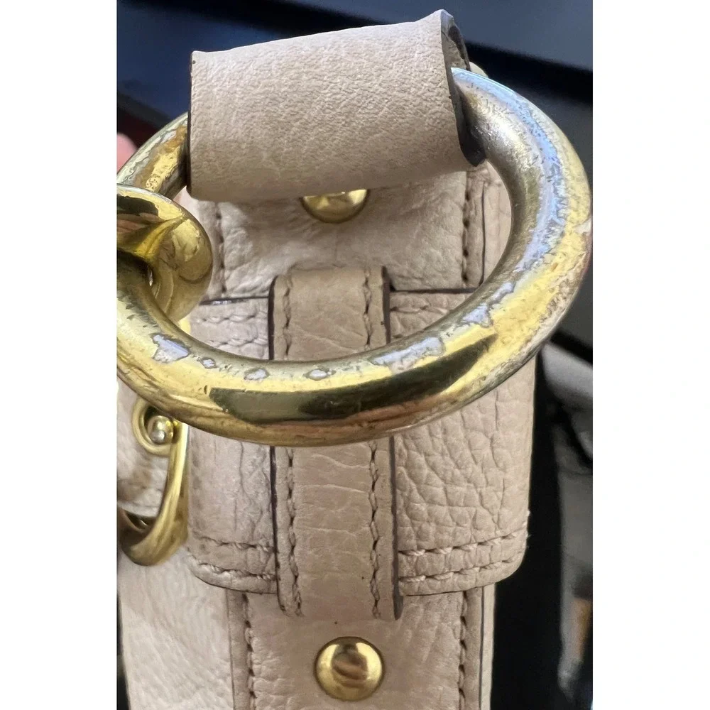 Vintage Coach Leather Soho East West Legacy Y2K beige‎ Buckle Crossbody F17125